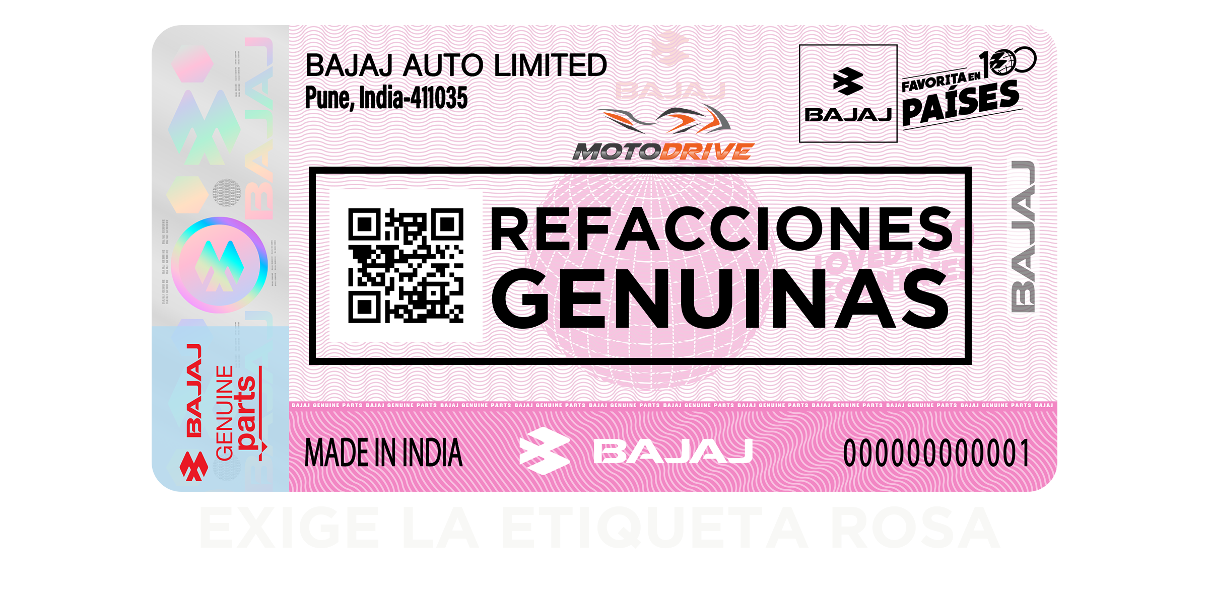Etiqueta Rosa
